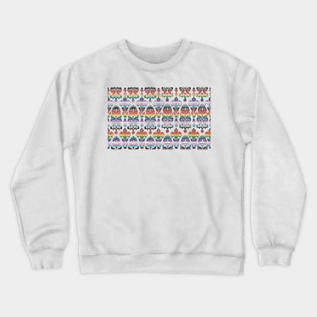 The Sound of Music The Von Trapp Curtain Drapes Pattern Design PRIDE Crewneck Sweatshirt by baranskini